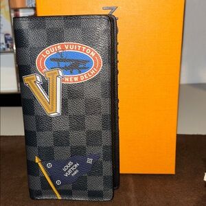 Louis Vuitton Black Damier Limited Edition wallet